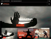 Tablet Screenshot of omegawingchun.it